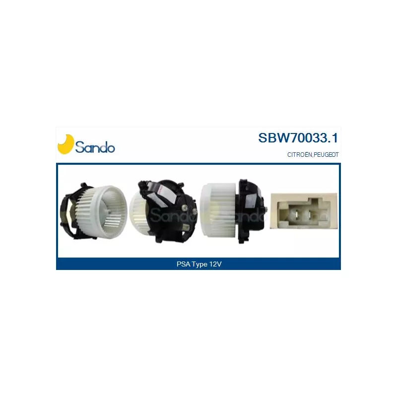 Pulseur d'air habitacle SANDO SBW70033.1