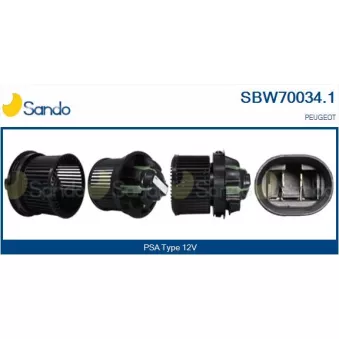 Pulseur d'air habitacle SANDO SBW70034.1