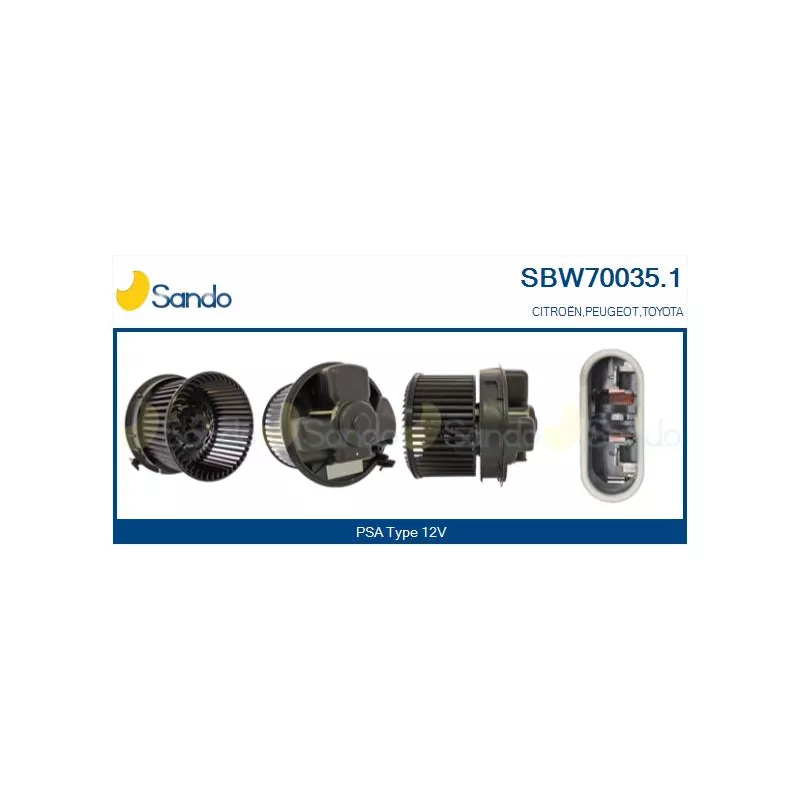 Pulseur d'air habitacle SANDO SBW70035.1