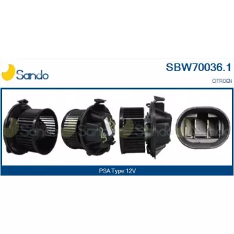Pulseur d'air habitacle SANDO SBW70036.1