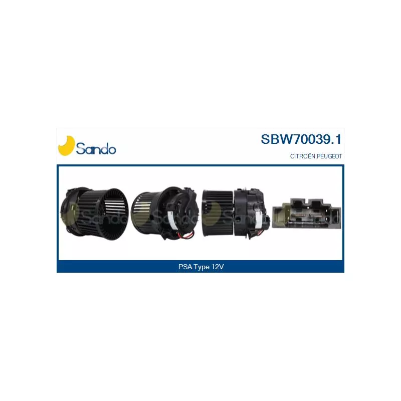 Pulseur d'air habitacle SANDO SBW70039.1