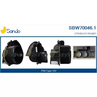 Pulseur d'air habitacle SANDO SBW70046.1
