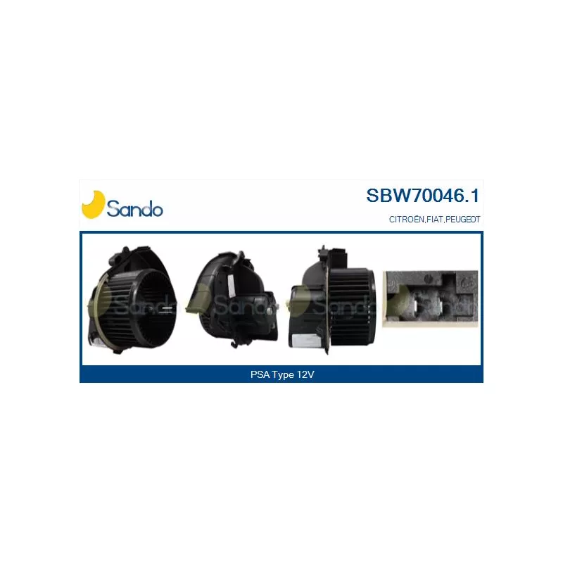 Pulseur d'air habitacle SANDO SBW70046.1