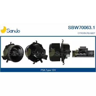 Pulseur d'air habitacle SANDO SBW70063.1