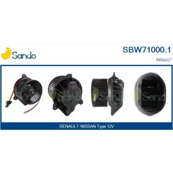 Pulseur d'air habitacle SANDO SBW71000.1