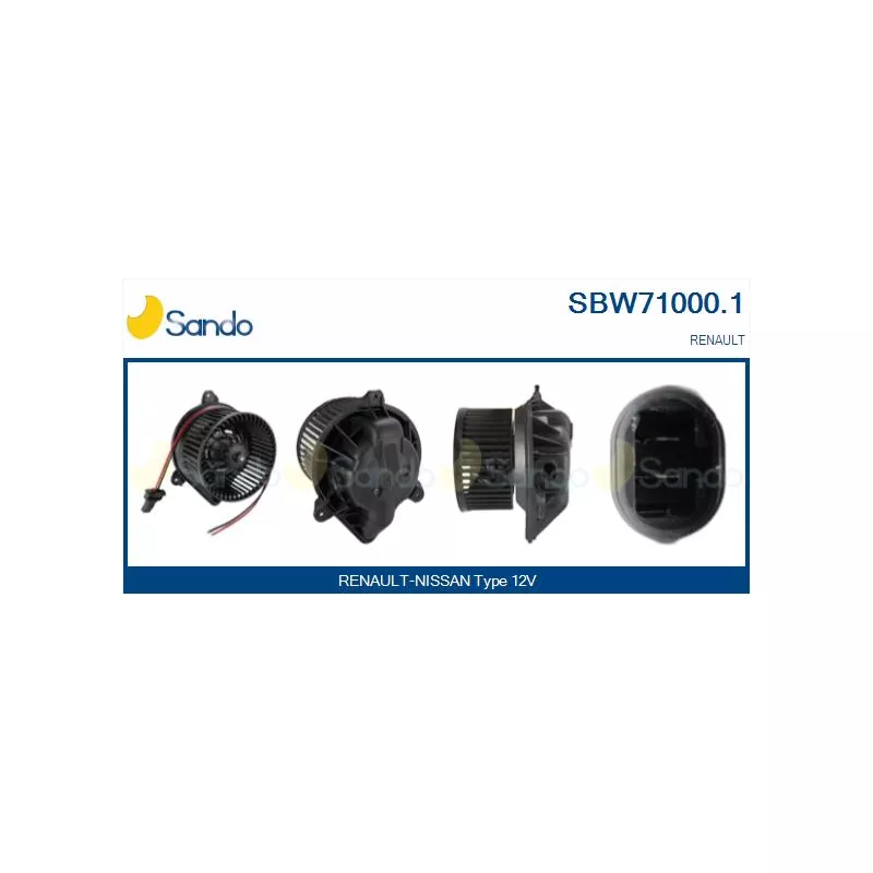 Pulseur d'air habitacle SANDO SBW71000.1