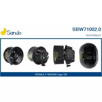 Pulseur d'air habitacle SANDO SBW71002.0