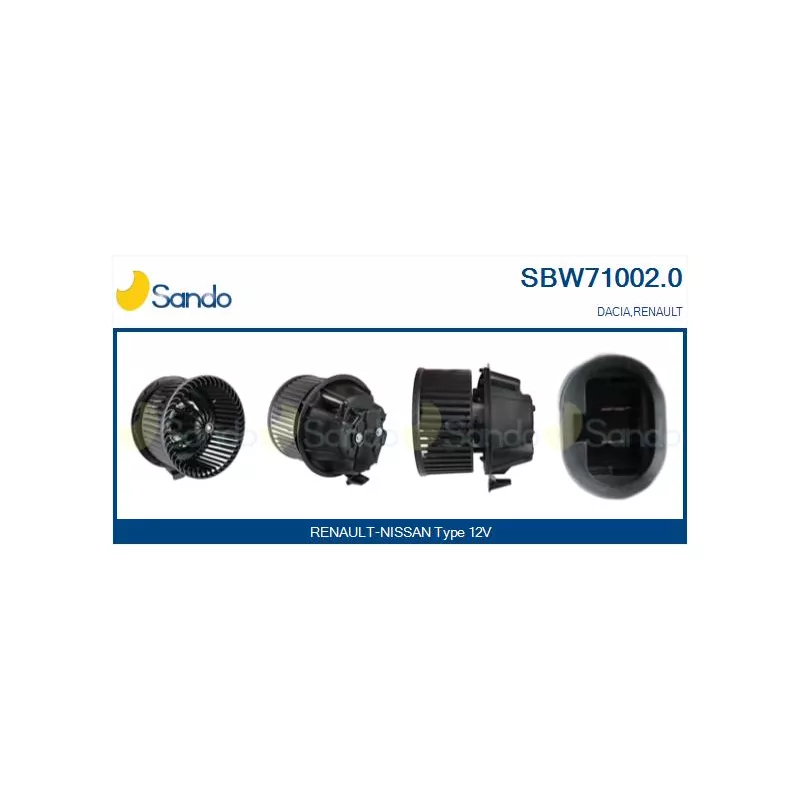 Pulseur d'air habitacle SANDO SBW71002.0