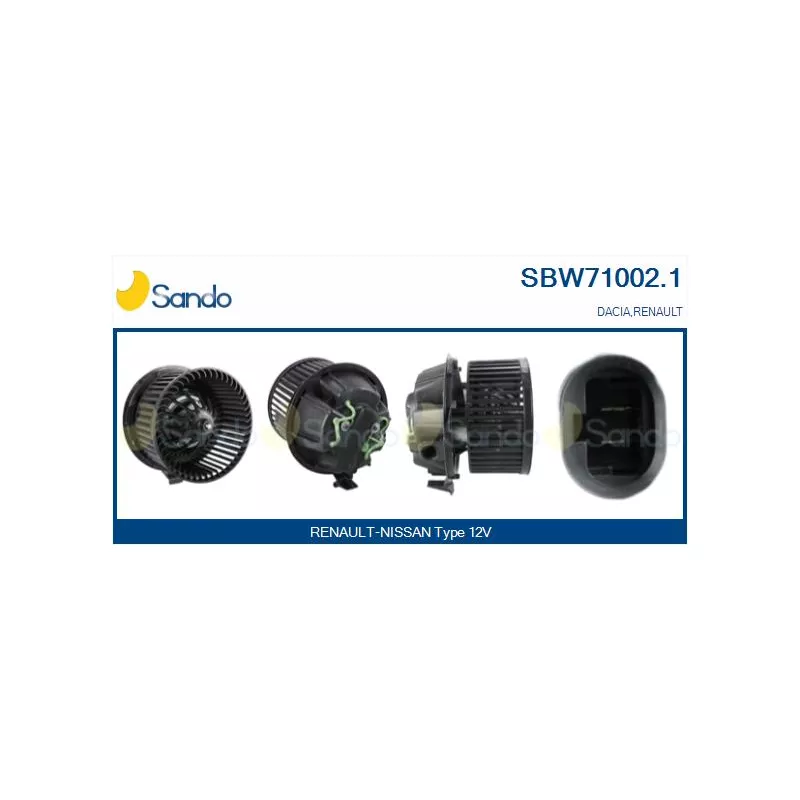 Pulseur d'air habitacle SANDO SBW71002.1