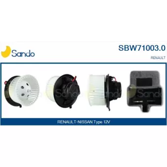 Pulseur d'air habitacle SANDO SBW71003.0