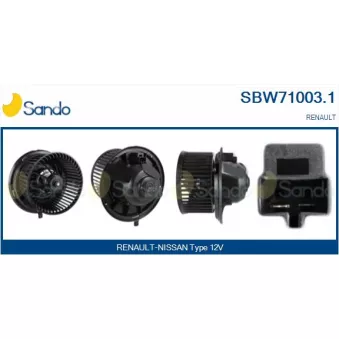 Pulseur d'air habitacle SANDO SBW71003.1
