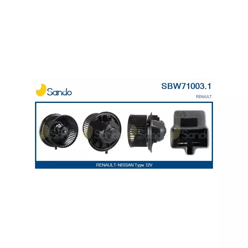 Pulseur d'air habitacle SANDO SBW71003.1