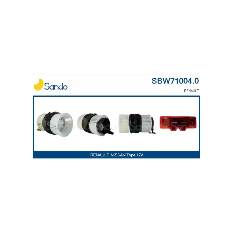 Pulseur d'air habitacle SANDO SBW71004.0