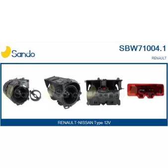 Pulseur d'air habitacle SANDO SBW71004.1