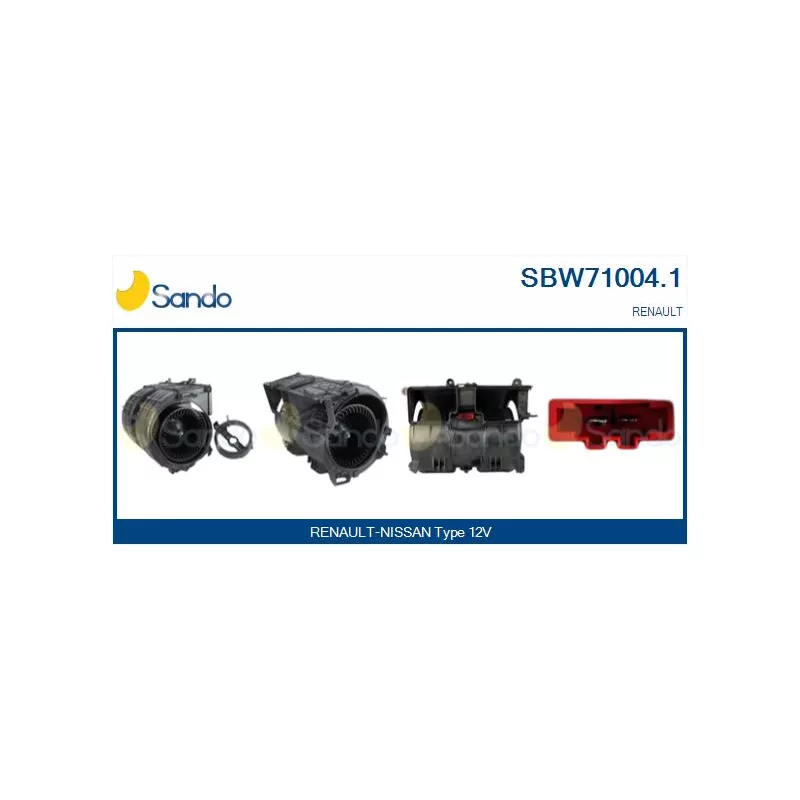 Pulseur d'air habitacle SANDO SBW71004.1