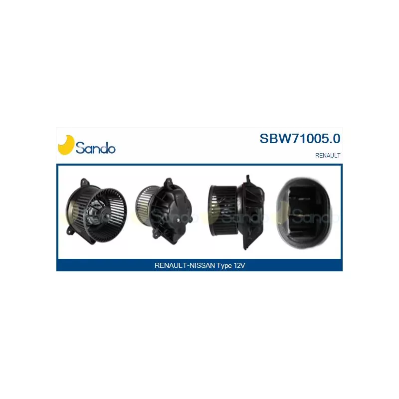 Pulseur d'air habitacle SANDO SBW71005.0