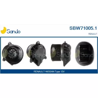Pulseur d'air habitacle SANDO SBW71005.1