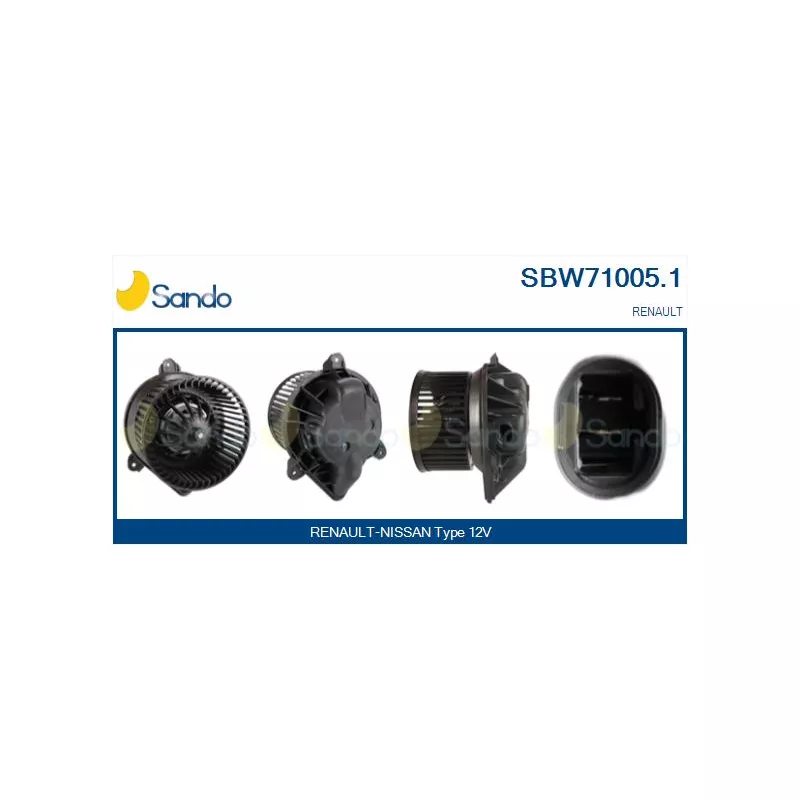 Pulseur d'air habitacle SANDO SBW71005.1