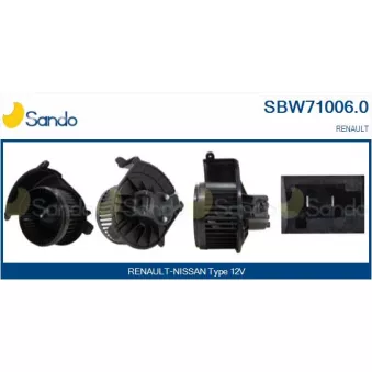 Pulseur d'air habitacle SANDO SBW71006.0