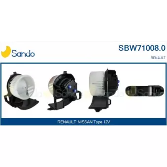 Pulseur d'air habitacle SANDO SBW71008.0