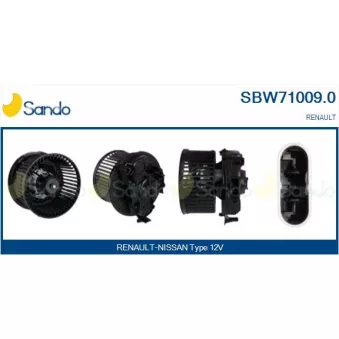 Pulseur d'air habitacle SANDO SBW71009.0