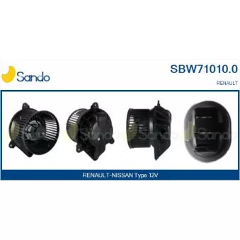 Pulseur d'air habitacle SANDO SBW71010.0