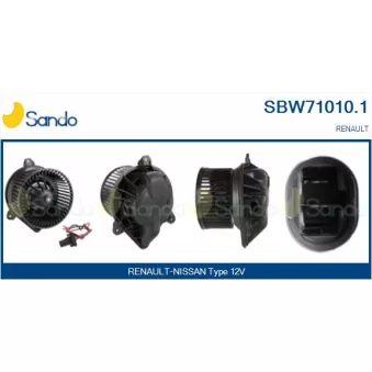 Pulseur d'air habitacle SANDO SBW71010.1