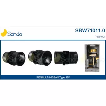Pulseur d'air habitacle SANDO SBW71011.0
