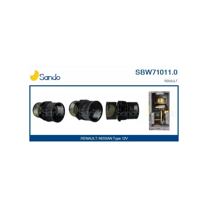 Pulseur d'air habitacle SANDO SBW71011.0