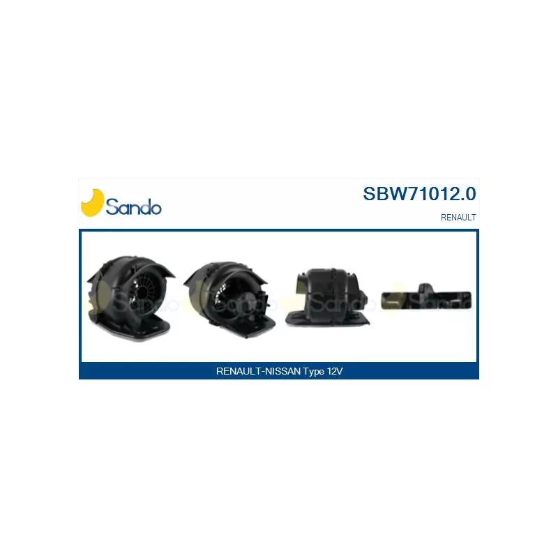 Pulseur d'air habitacle SANDO SBW71012.0