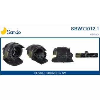Pulseur d'air habitacle SANDO SBW71012.1