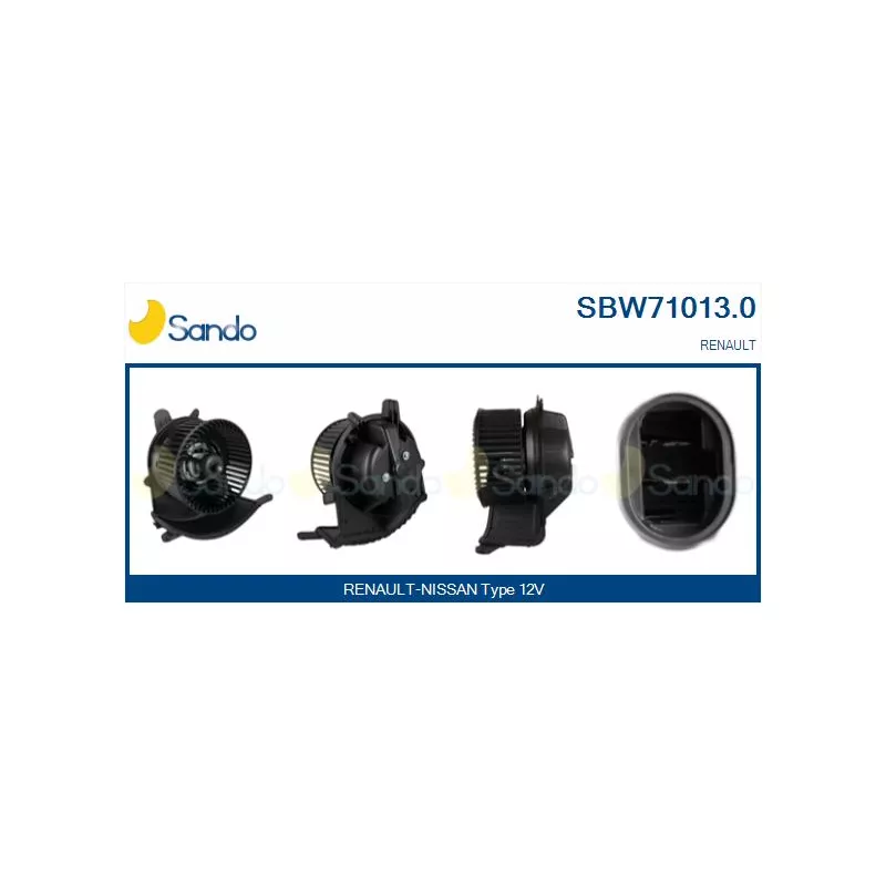 Pulseur d'air habitacle SANDO SBW71013.0