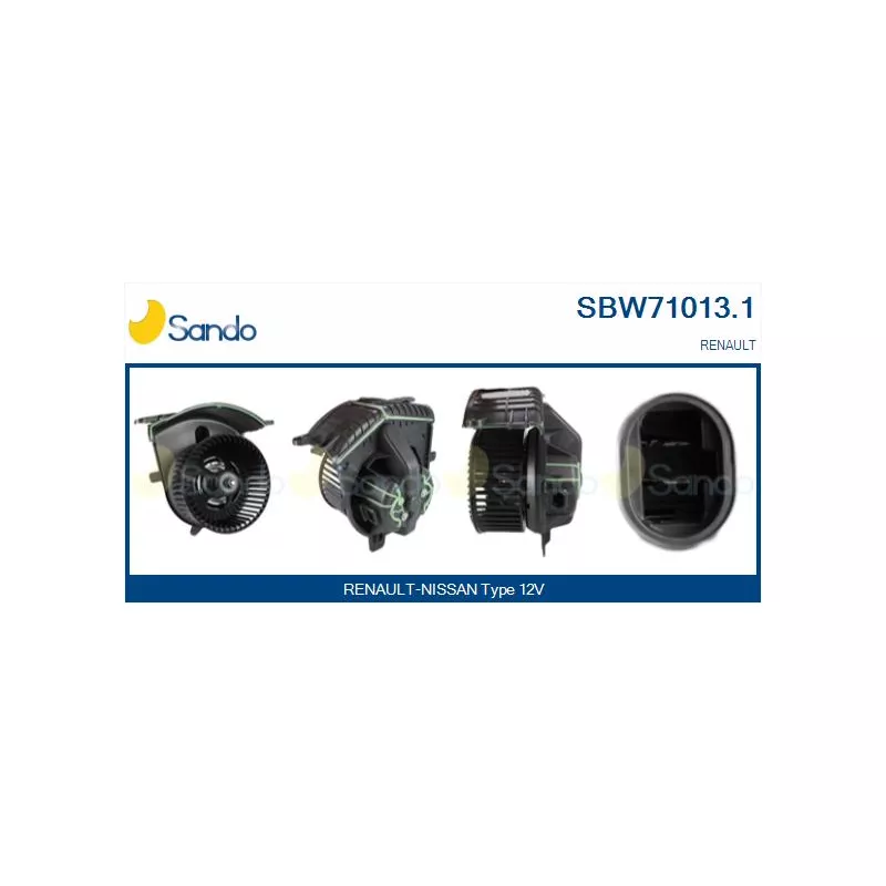 Pulseur d'air habitacle SANDO SBW71013.1