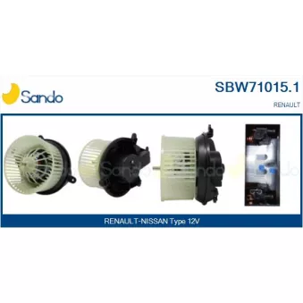 Pulseur d'air habitacle SANDO SBW71015.1