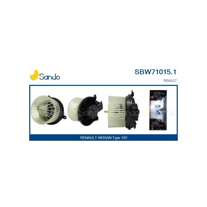 Pulseur d'air habitacle SANDO SBW71015.1