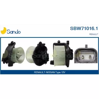 Pulseur d'air habitacle SANDO SBW71016.1