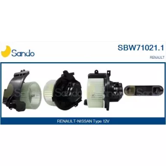 Pulseur d'air habitacle SANDO SBW71021.1