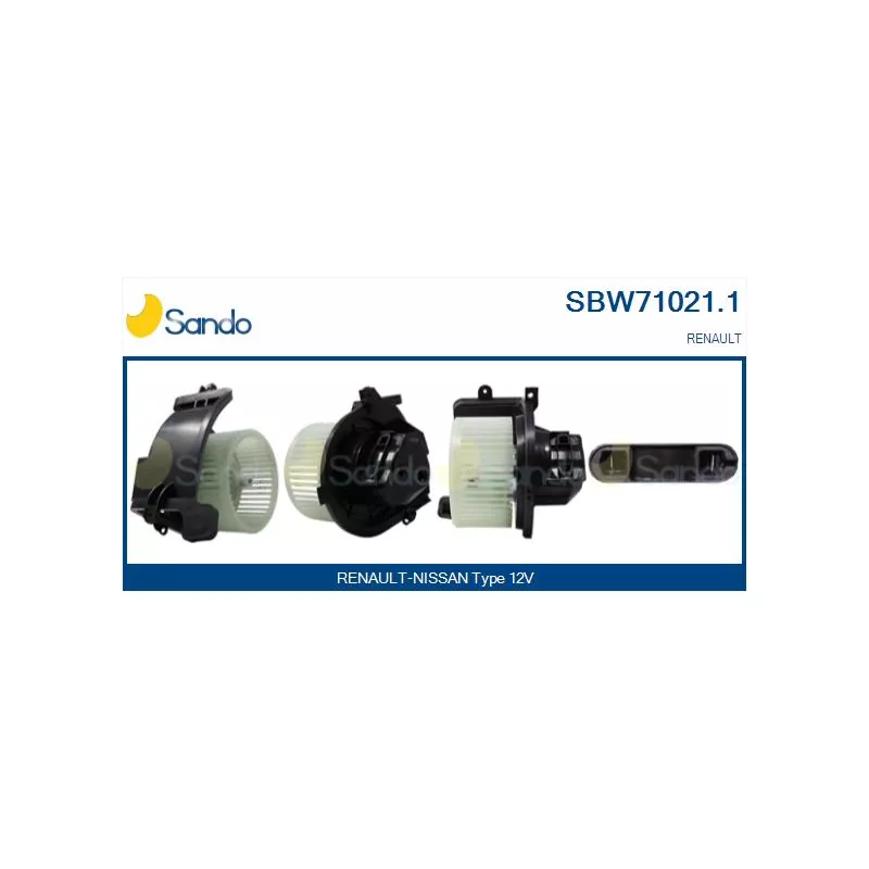 Pulseur d'air habitacle SANDO SBW71021.1