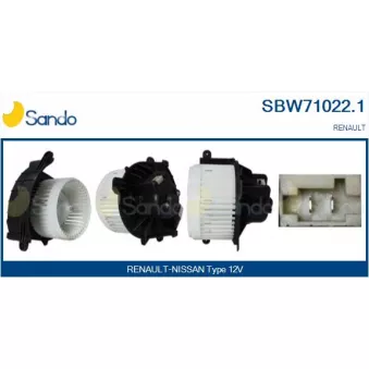 Pulseur d'air habitacle SANDO SBW71022.1