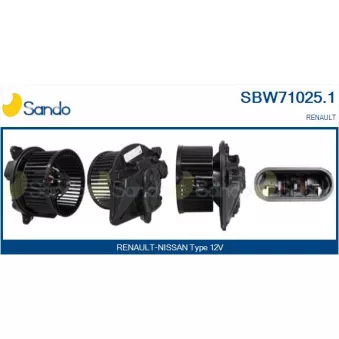 Pulseur d'air habitacle SANDO SBW71025.1