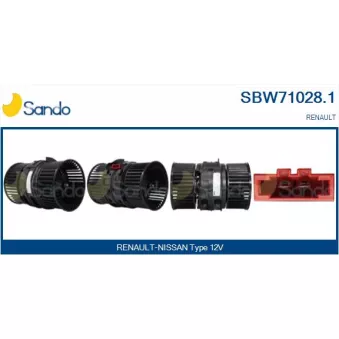 Pulseur d'air habitacle SANDO SBW71028.1