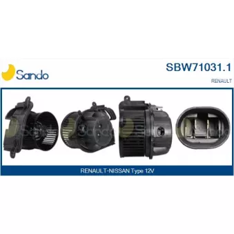 Pulseur d'air habitacle SANDO SBW71031.1
