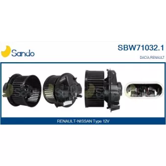 Pulseur d'air habitacle SANDO SBW71032.1