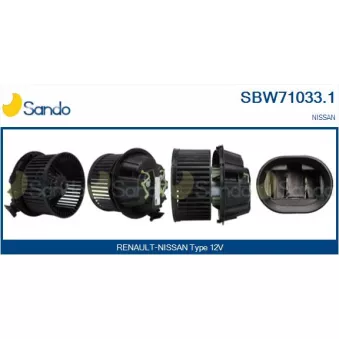 Pulseur d'air habitacle SANDO SBW71033.1