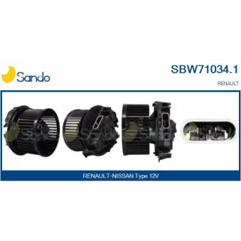 Pulseur d'air habitacle SANDO SBW71034.1