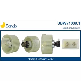 Pulseur d'air habitacle SANDO SBW71039.1