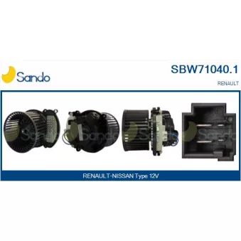 Pulseur d'air habitacle SANDO SBW71040.1