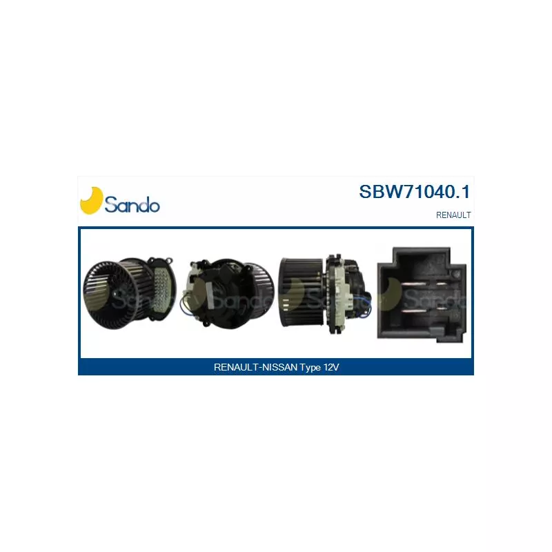 Pulseur d'air habitacle SANDO SBW71040.1