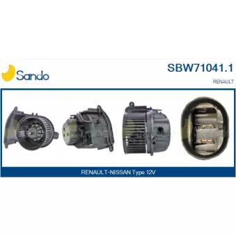 Pulseur d'air habitacle SANDO SBW71041.1