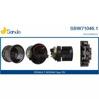 Pulseur d'air habitacle SANDO SBW71046.1